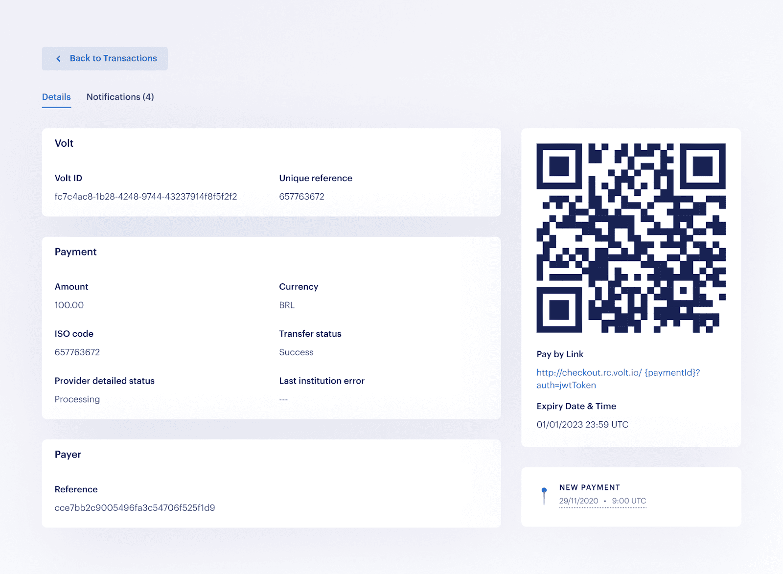 Sharing your Pay by Link