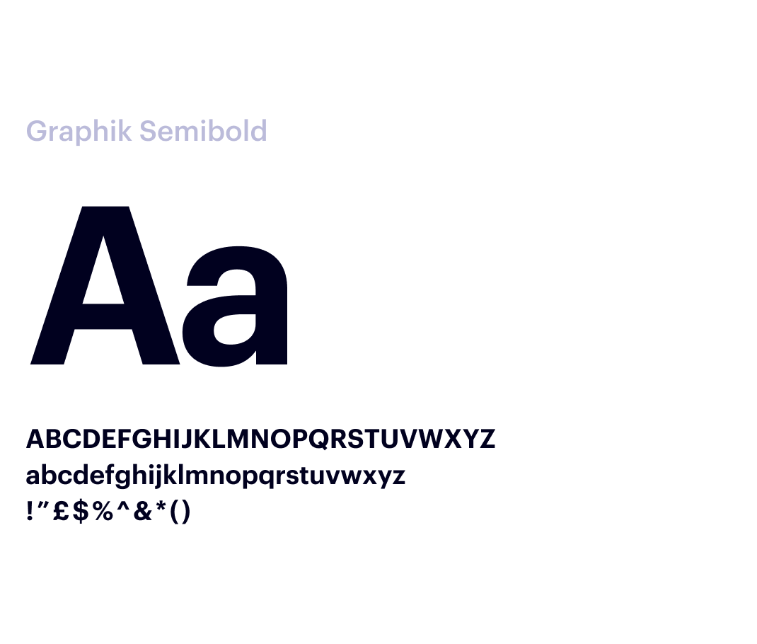 Typography Semibold