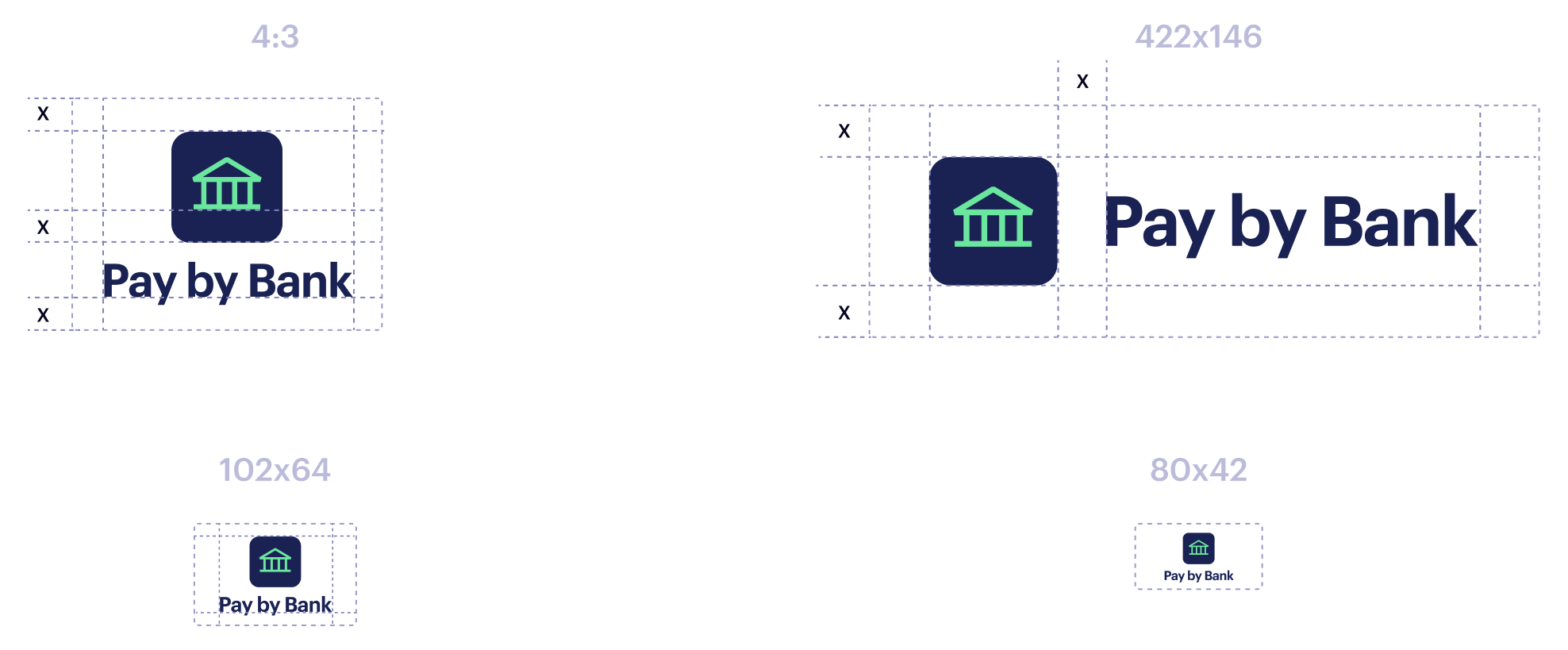Descriptive Bank Icon usage examples